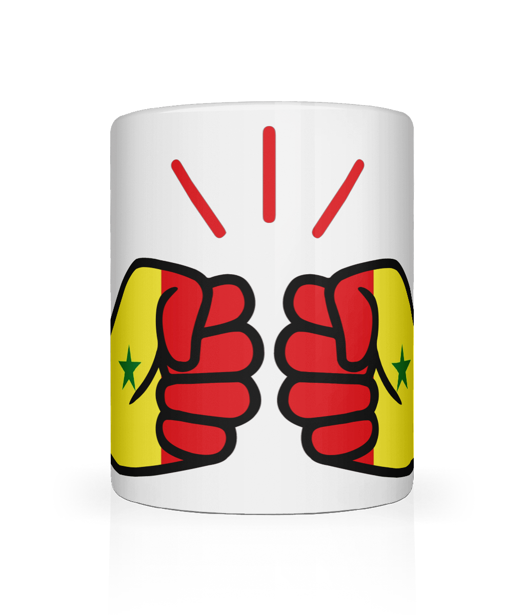 We Run Tings, Senegal, Tea, Coffee Ceramic Mug, Cup, White, 11oz