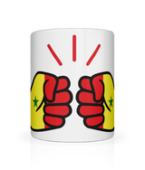 We Run Tings, Senegal, Tea, Coffee Ceramic Mug, Cup, White, 11oz