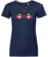 We Run Tings, Antigua, Women's, Organic Ring Spun Cotton, Contemporary Shaped Fit T-Shirt