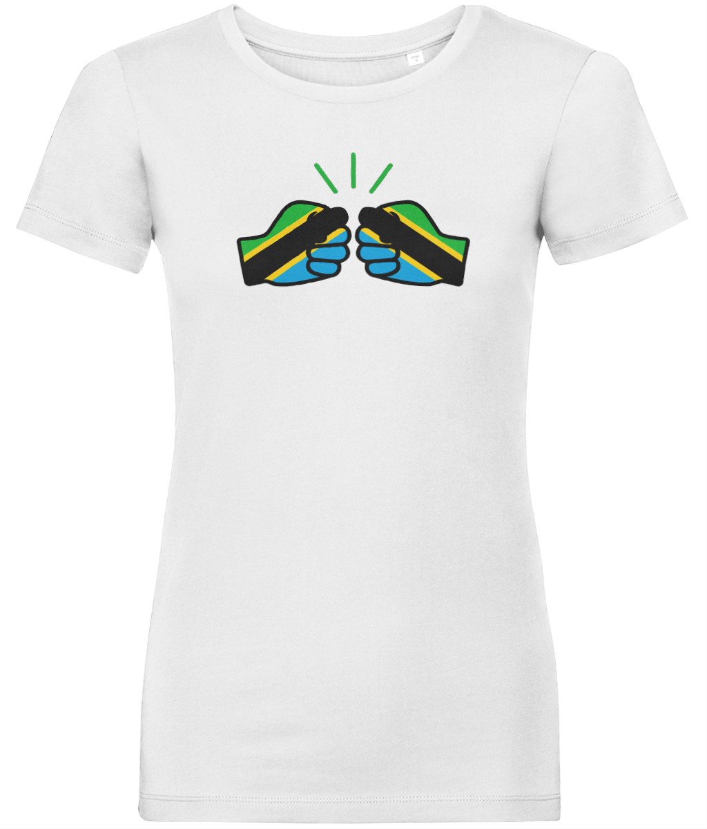 We Run Tings, Tanzania, Women's, Organic Ring Spun Cotton, Contemporary Shaped Fit T-Shirt