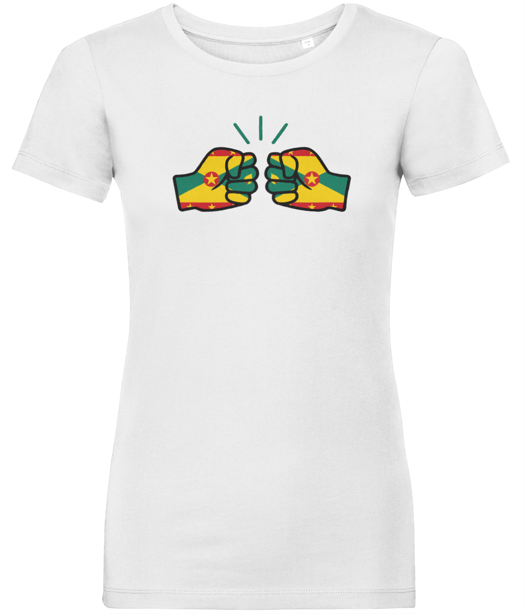 We Run Tings, Grenada, Women's, Organic Ring Spun Cotton, Contemporary Shaped Fit T-Shirt