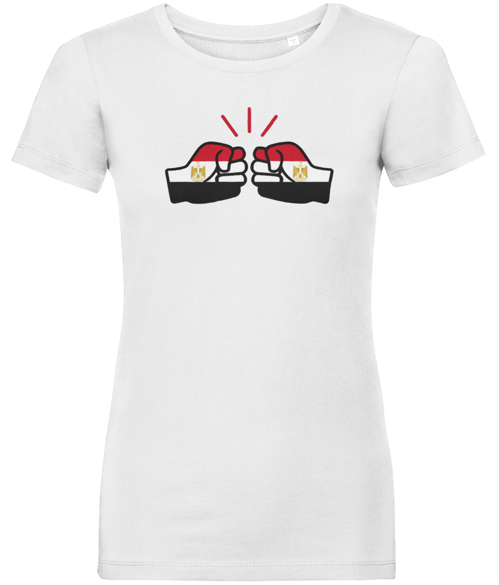 We Run Tings, Egypt, Women's, Organic Ring Spun Cotton, Contemporary Shaped Fit T-Shirt