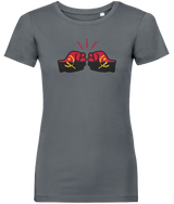 We Run Tings, Angola, Women's, Organic Ring Spun Cotton, Contemporary Shaped Fit T-Shirt