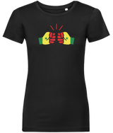 We Run Tings, Senegal, Women's, Organic Ring Spun Cotton, Contemporary Shaped Fit T-Shirt