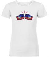 We Run Tings, Haiti, Women's, Organic Ring Spun Cotton, Contemporary Shaped Fit T-Shirt