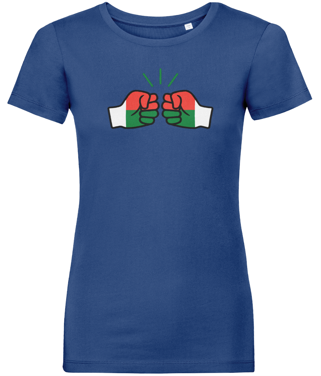 We Run Tings, Madagascar, Women's, Organic Ring Spun Cotton, Contemporary Shaped Fit T-Shirt