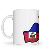 We Run Tings, Haiti, Tea, Coffee Ceramic Mug, Cup, White, 11oz