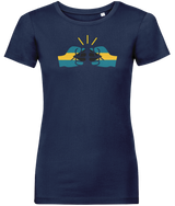 We Run Tings, Bahamas, Women's, Organic Ring Spun Cotton, Contemporary Shaped Fit T-Shirt