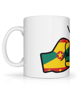 We Run Tings, Grenada, Tea, Coffee Ceramic Mug, Cup, White, 11oz