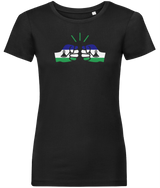 We Run Tings, Lesotho, Women's, Organic Ring Spun Cotton, Contemporary Shaped Fit T-Shirt
