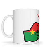 We Run Tings, Burkina Faso, Tea, Coffee Ceramic Mug, Cup, White, 11oz