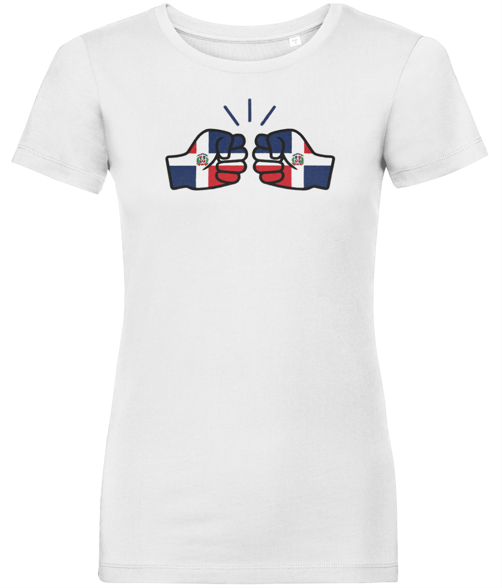 We Run Tings, Dominican Republic, Women's, Organic Ring Spun Cotton, Contemporary Shaped Fit T-Shirt