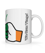We Run Tings, Cote d’Ivoire/Ivory Coast, Tea, Coffee Ceramic Mug, Cup, White, 11oz