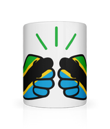 We Run Tings, Tanzania, Tea, Coffee Ceramic Mug, Cup, White, 11oz