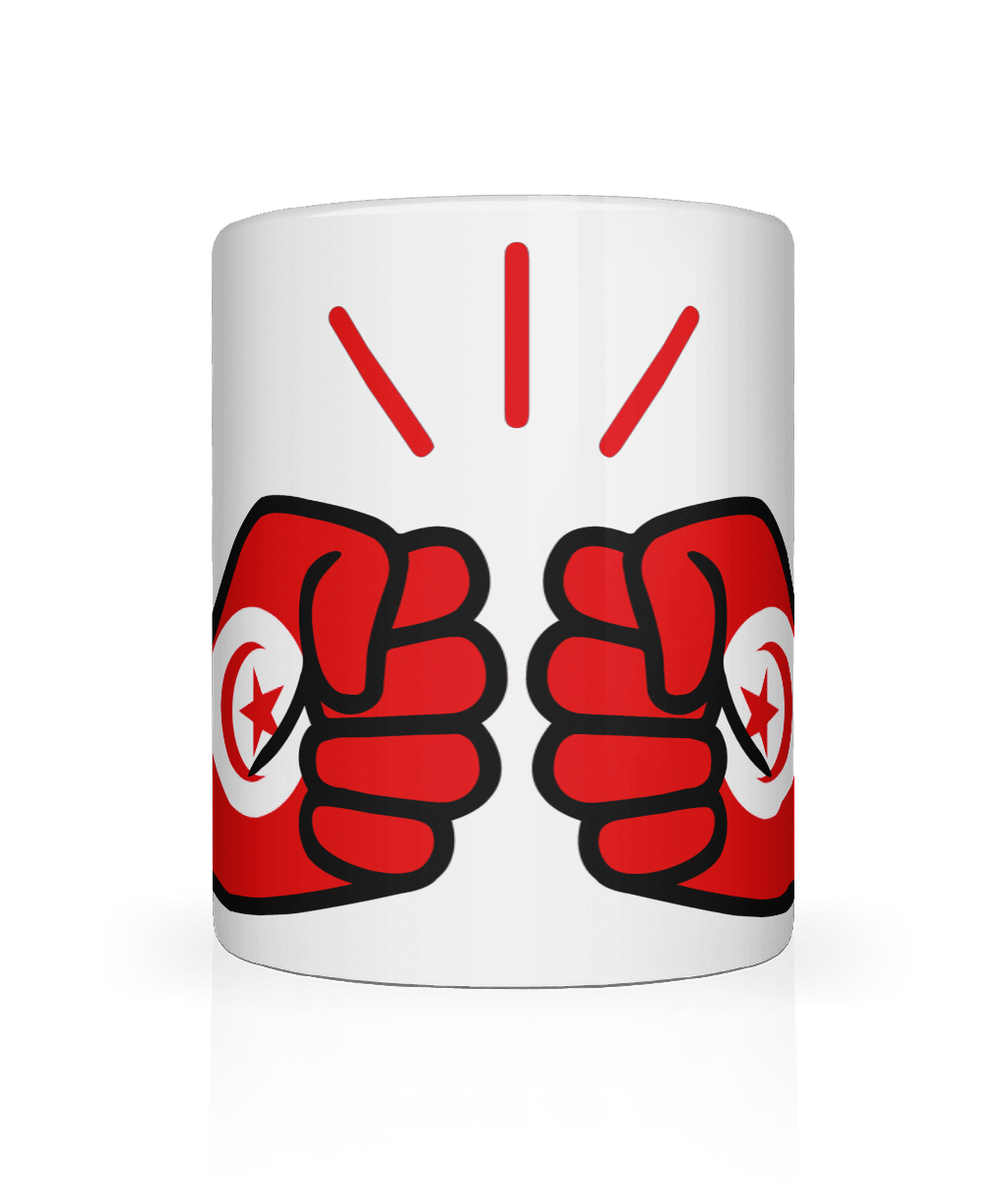 We Run Tings, Tunisia, Tea, Coffee Ceramic Mug, Cup, White, 11oz