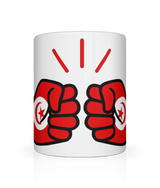 We Run Tings, Tunisia, Tea, Coffee Ceramic Mug, Cup, White, 11oz