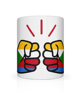 We Run Tings, Comoros, Tea, Coffee Ceramic Mug, Cup, White, 11oz