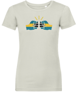 We Run Tings, Bahamas, Women's, Organic Ring Spun Cotton, Contemporary Shaped Fit T-Shirt