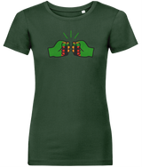 We Run Tings, Zambia, Women's, Organic Ring Spun Cotton, Contemporary Shaped Fit T-Shirt