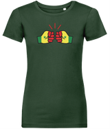 We Run Tings, Senegal, Women's, Organic Ring Spun Cotton, Contemporary Shaped Fit T-Shirt