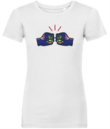 We Run Tings, British Virgin Islands, Women's, Organic Ring Spun Cotton, Contemporary Shaped Fit T-Shirt