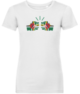 We Run Tings, Dominica, Women's, Organic Ring Spun Cotton, Contemporary Shaped Fit T-Shirt