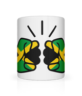 We Run Tings, Jamaica, Tea, Coffee Ceramic Mug, Cup, White, 11oz