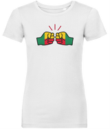 We Run Tings, Benin, Women's, Organic Ring Spun Cotton, Contemporary Shaped Fit T-Shirt