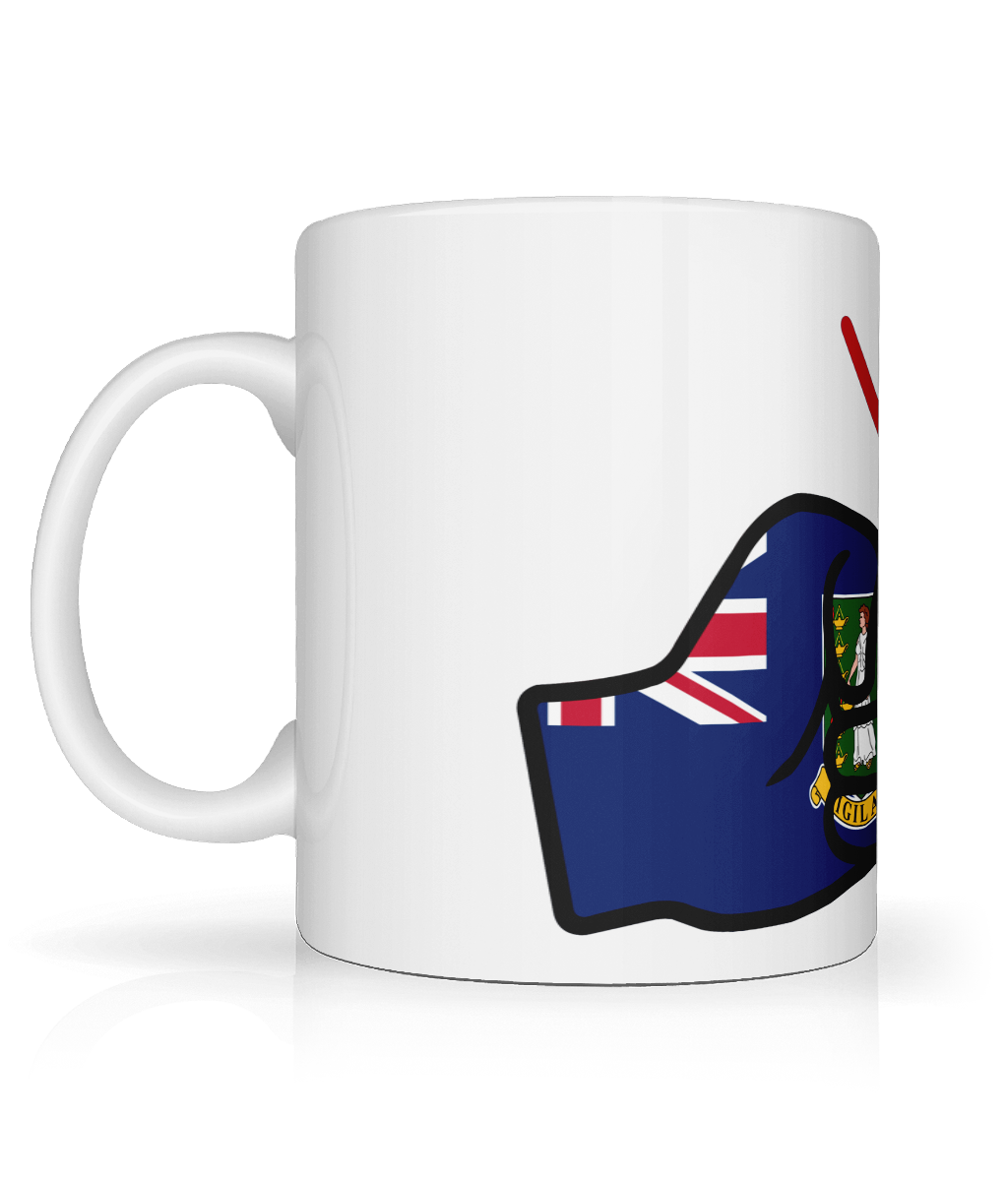 We Run Tings, British Virgin Islands, Tea, Coffee Ceramic Mug, Cup, White, 11oz