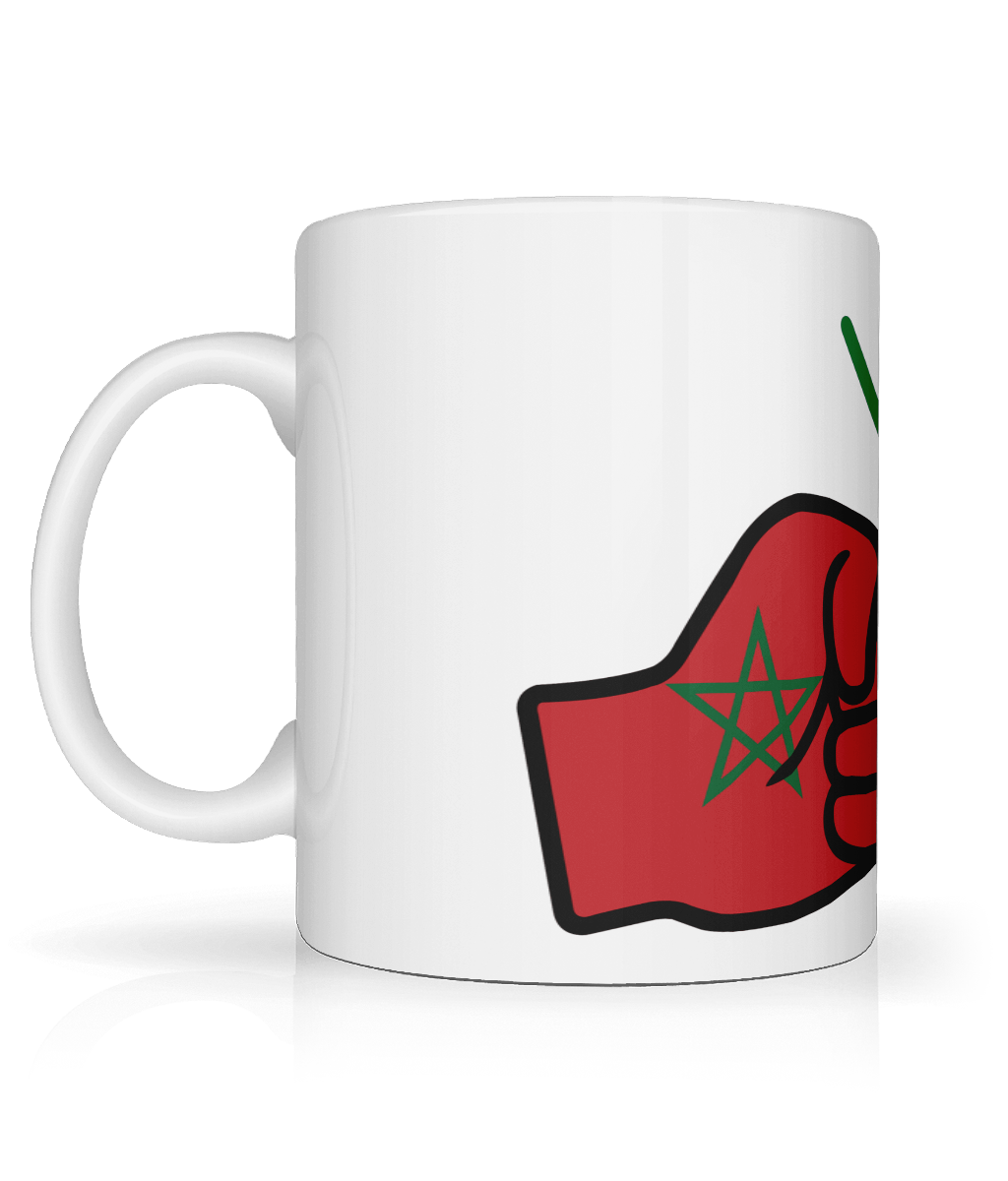 We Run Tings, Morocco, Tea, Coffee Ceramic Mug, Cup, White, 11oz