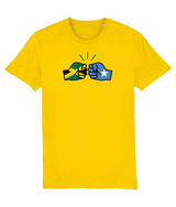 We Run Tings, Jamaica & Somalia, Men's, Dual Parentage, Organic Ring Spun Cotton T-Shirt, Outline
