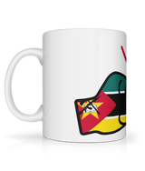 We Run Tings, Mozambique, Tea, Coffee Ceramic Mug, Cup, White, 11oz