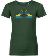 We Run Tings, Bahamas, Women's, Organic Ring Spun Cotton, Contemporary Shaped Fit T-Shirt