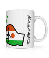We Run Tings, Niger, Tea, Coffee Ceramic Mug, Cup, White, 11oz