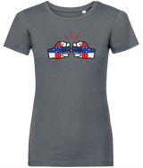 We Run Tings, Netherlands Antilles, Women's, Organic Ring Spun Cotton, Contemporary Shaped Fit T-Shirt