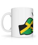 We Run Tings, Jamaica, Tea, Coffee Ceramic Mug, Cup, White, 11oz