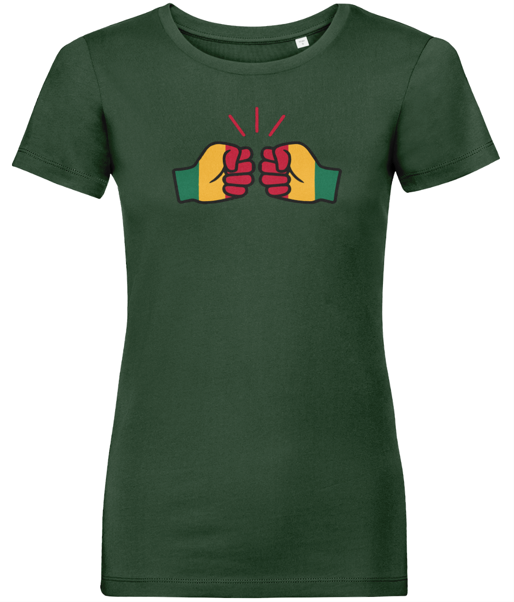 We Run Tings, Mali, Women's, Organic Ring Spun Cotton, Contemporary Shaped Fit T-Shirt