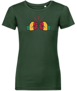 We Run Tings, Mali, Women's, Organic Ring Spun Cotton, Contemporary Shaped Fit T-Shirt