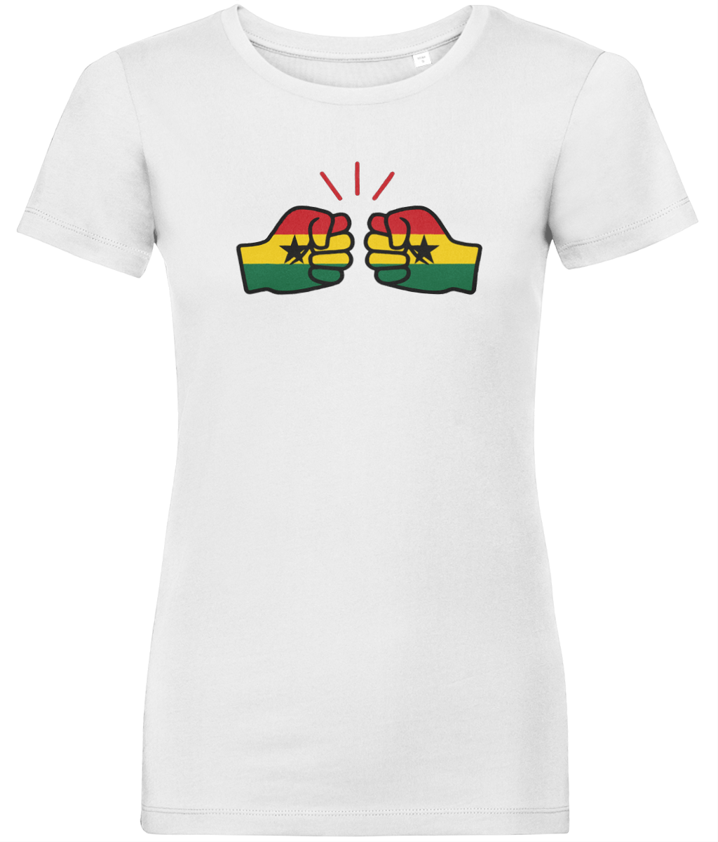 We Run Tings, Ghana, Women's, Organic Ring Spun Cotton, Contemporary Shaped Fit T-Shirt