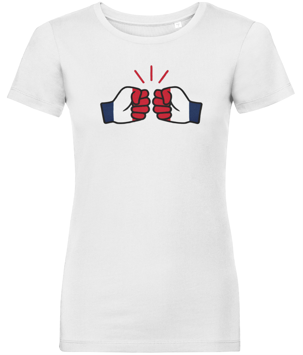 We Run Tings, Guadeloupe, Women's, Organic Ring Spun Cotton, Contemporary Shaped Fit T-Shirt
