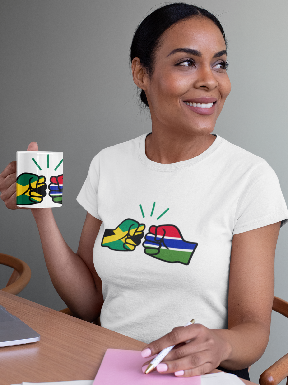 We Run Tings, Jamaica & Gambia, Dual, Mug