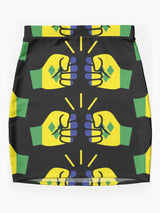 We Run Tings, St.Vincent, Black, Mini Skirt