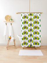We Run Tings, St. Vincent, Shower Curtain, 71" x 74" (180 x 188 cm)