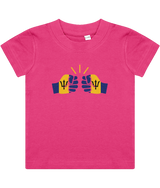 We Run Tings, Barbados, Baby/Toddler Cotton T-Shirt, Various Colours