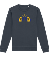 We Run Tings, Barbados, Organic Ring-Spun Cotton, Crew Sweater, Various Colours