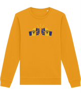 We Run Tings, Barbados, Organic Ring-Spun Cotton, Crew Sweater, Various Colours