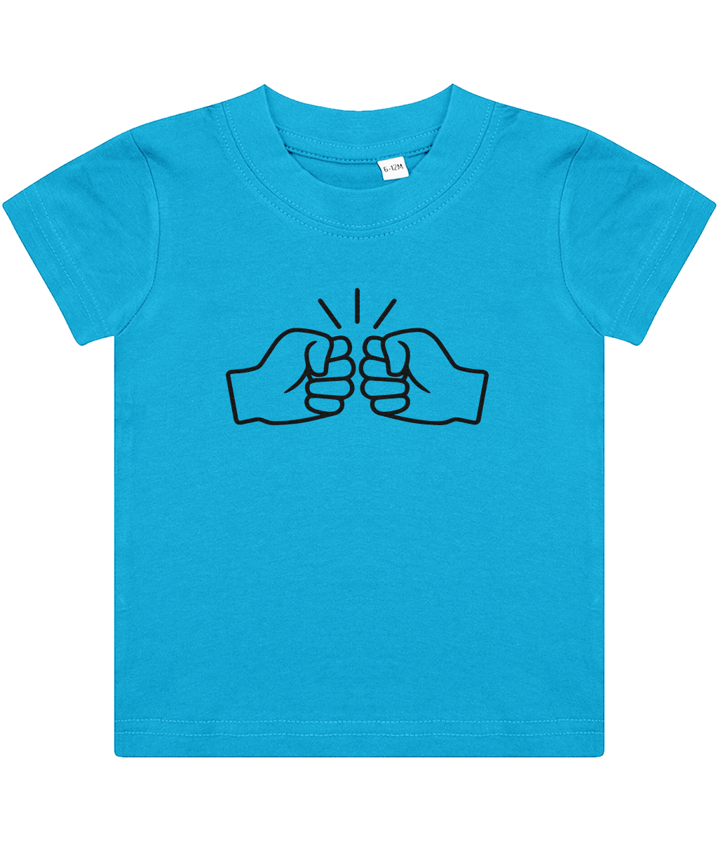 We Run Tings, Original, Baby/Toddler Cotton T-Shirt, Black Logo, Various Colours