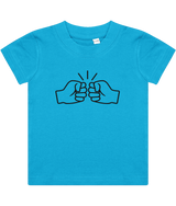 We Run Tings, Original, Baby/Toddler Cotton T-Shirt, Black Logo, Various Colours