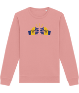 We Run Tings, Barbados, Organic Ring-Spun Cotton, Crew Sweater