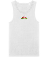 We Run Tings, Ghana, Men's, Organic Cotton, Tank/Vest Top, Small Centre Logo